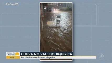 Chuva forte causa alagamentos em municípios do interior da Bahia; confira Chuva forte causa alagamentos em municípios do interior da Bahia; confira